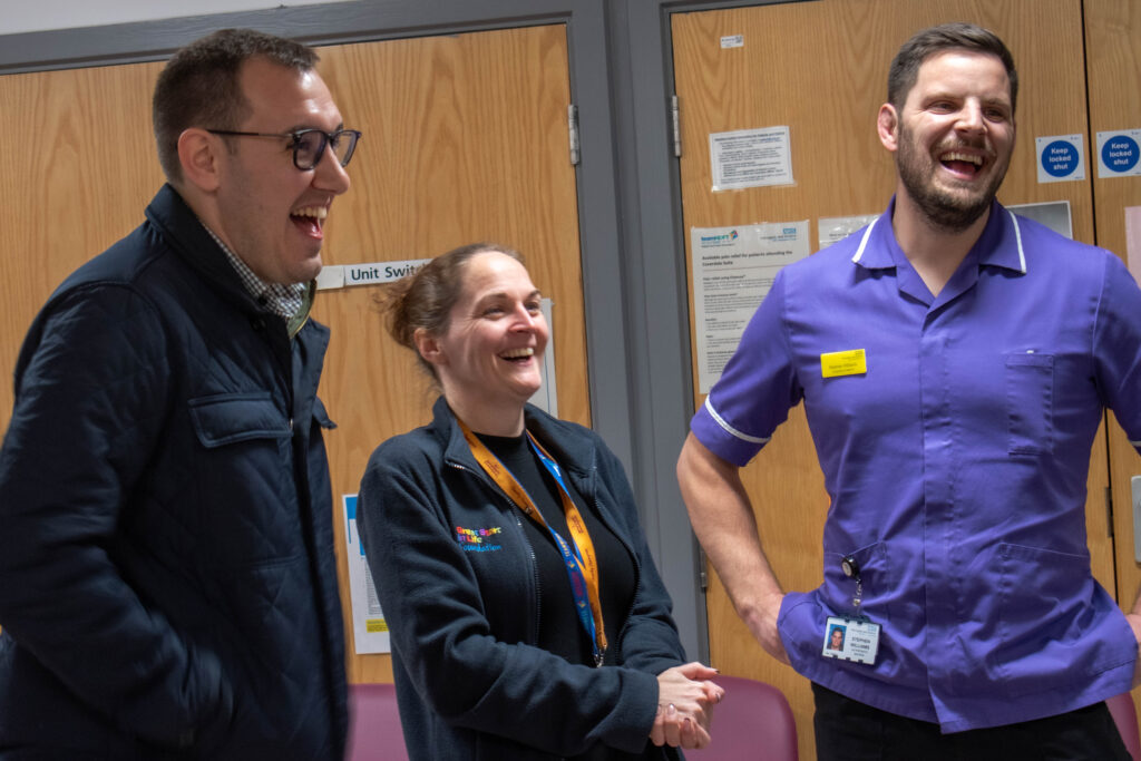 Tom Gordon and staff at HHCC